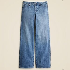 J.CREW Studded lower-rise wide-leg jean in 1984 rigid